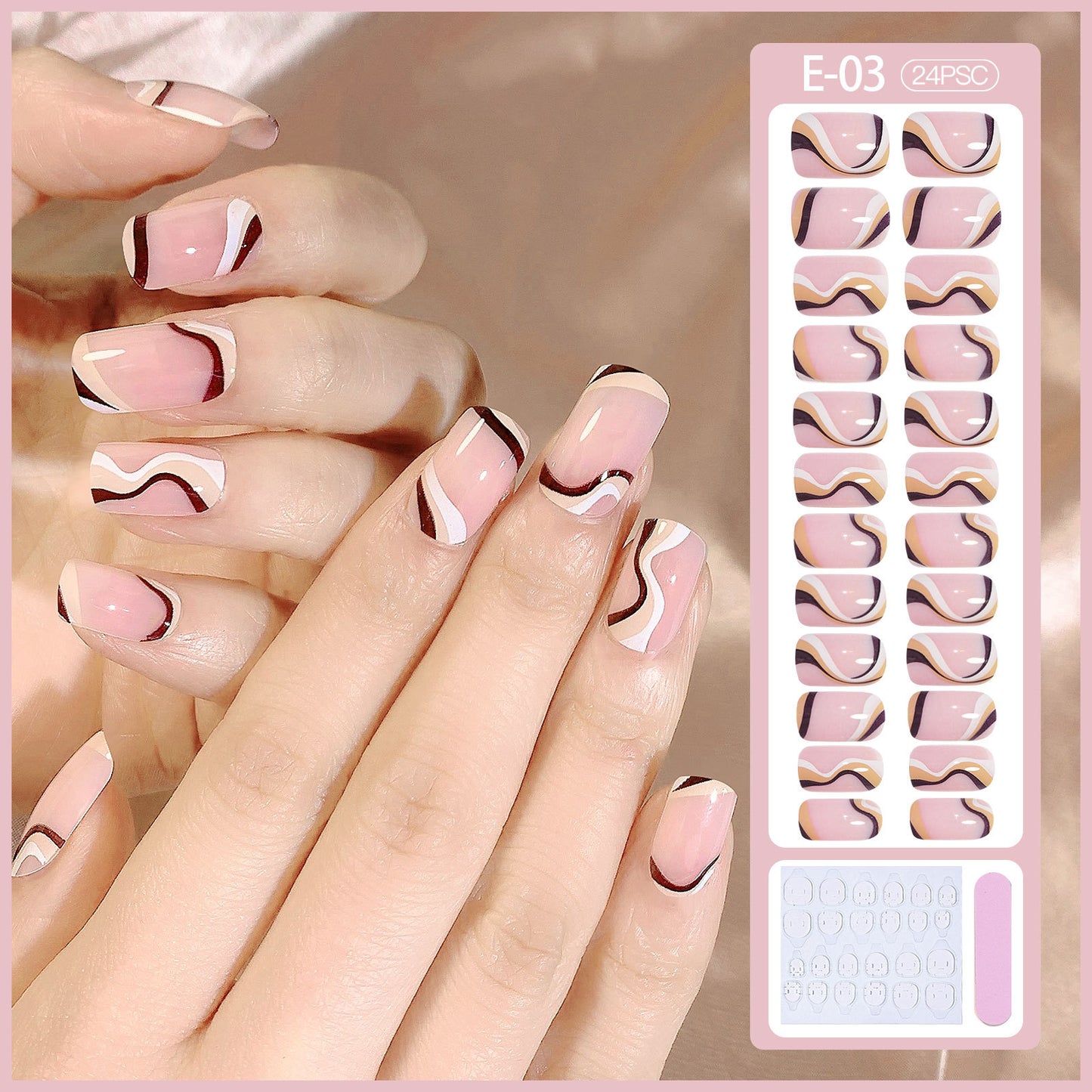 FTMB008 Press on nail tips in Stock