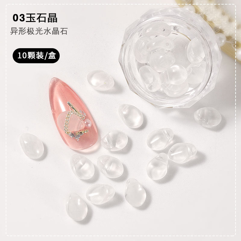 FDMC008 Symphony Crystal Stone, Three-dimensional Irregular Light Stone, Nail Sticker Set, Jewelry Mix