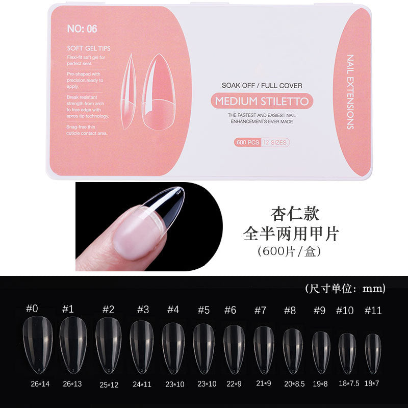 FTMA014 Hot Selling Soft Gel Nail Tips in Stock, OEM&ODM accepted