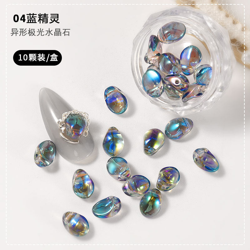 FDMC008 Symphony Crystal Stone, Three-dimensional Irregular Light Stone, Nail Sticker Set, Jewelry Mix