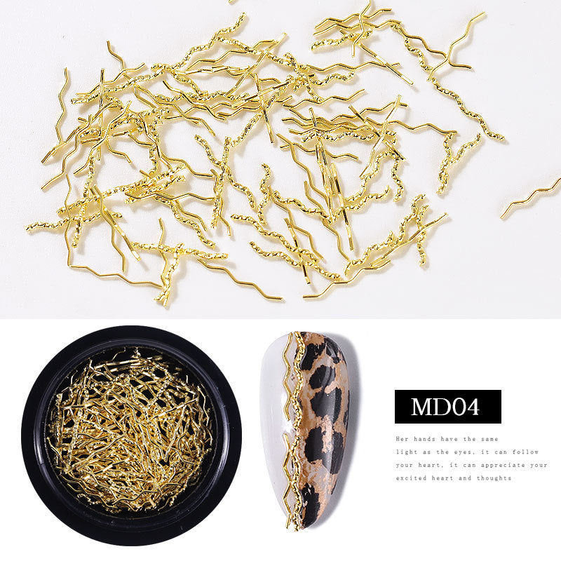 FDMC013 Nail Art Jewelry, Star and Moon Rivet Mix, Metal Mix Box Set, Nail Sequin Jewelry Wholesale