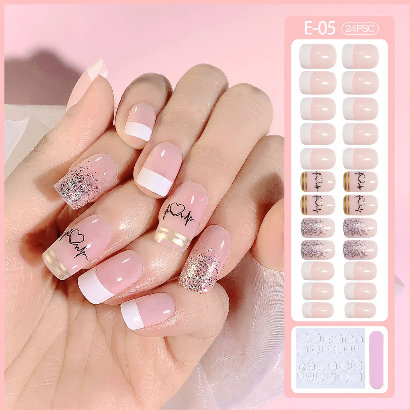 FTMB008 Press on nail tips in Stock