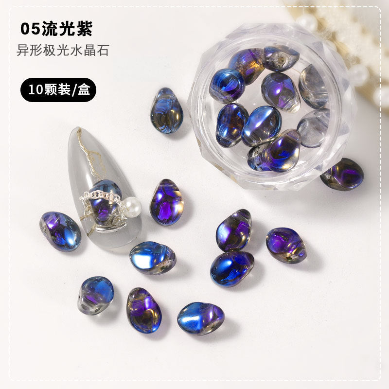 FDMC008 Symphony Crystal Stone, Three-dimensional Irregular Light Stone, Nail Sticker Set, Jewelry Mix