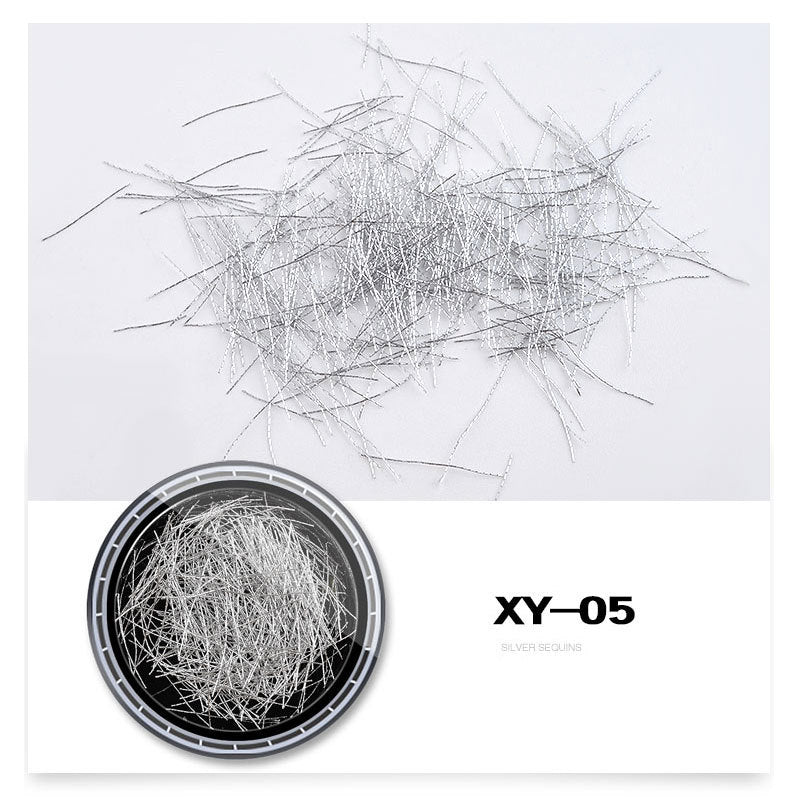 FDMC011 New manicure star and moon jewelry mixed set, metal copper round rivets sequins nail drill decorations