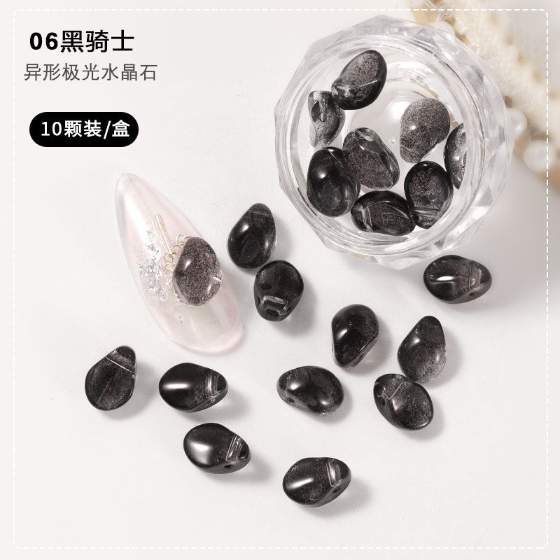 FDMC008 Symphony Crystal Stone, Three-dimensional Irregular Light Stone, Nail Sticker Set, Jewelry Mix
