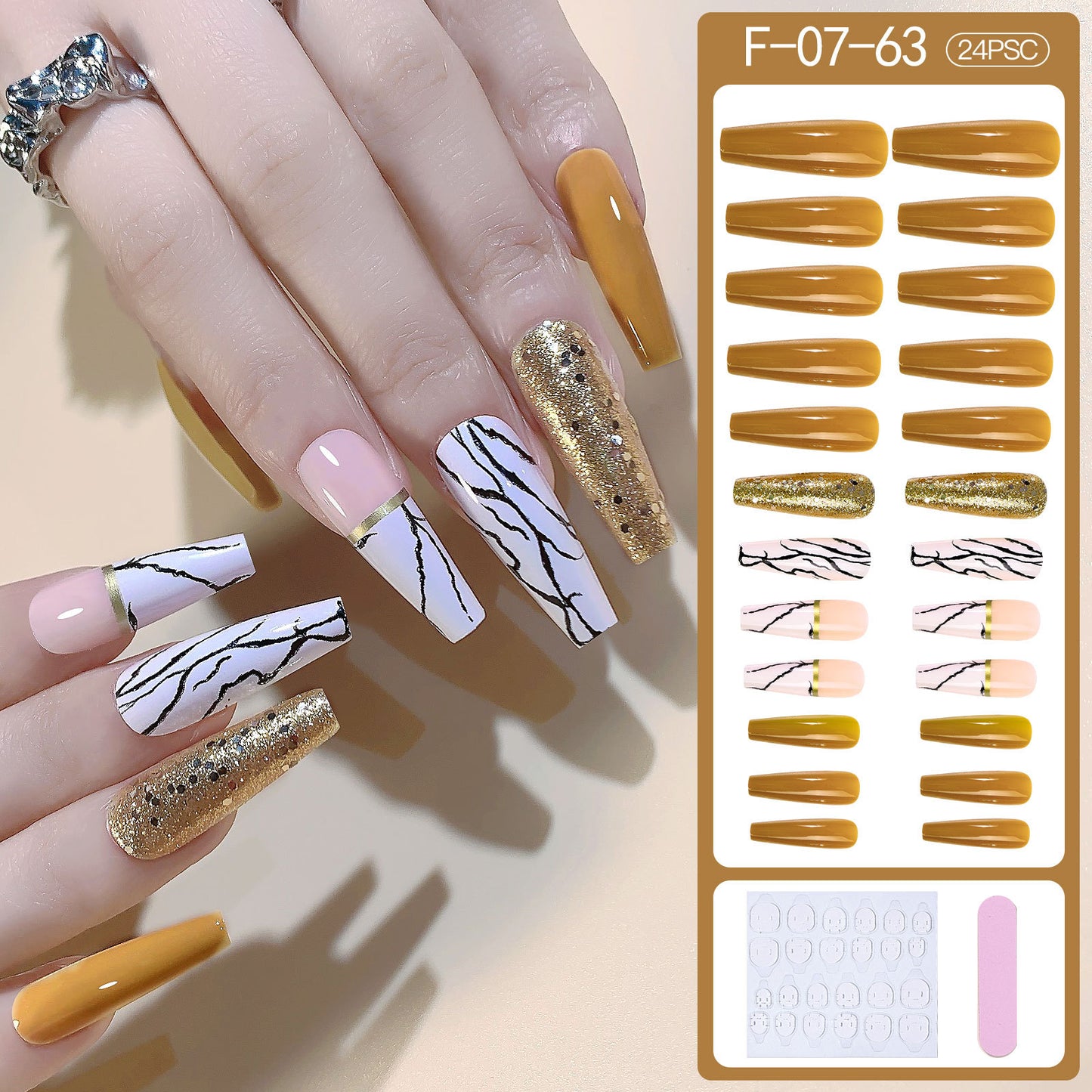 FTMB004 Manicure Long Ballet Nail Tips