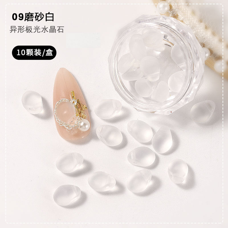FDMC008 Symphony Crystal Stone, Three-dimensional Irregular Light Stone, Nail Sticker Set, Jewelry Mix