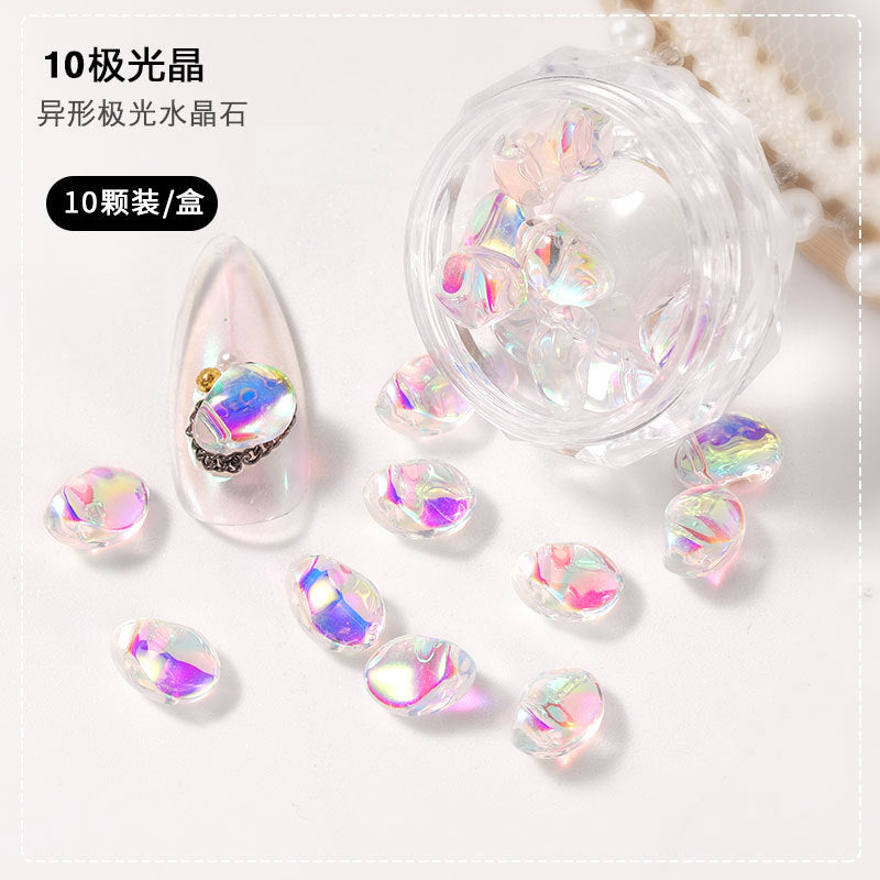 FDMC008 Symphony Crystal Stone, Three-dimensional Irregular Light Stone, Nail Sticker Set, Jewelry Mix