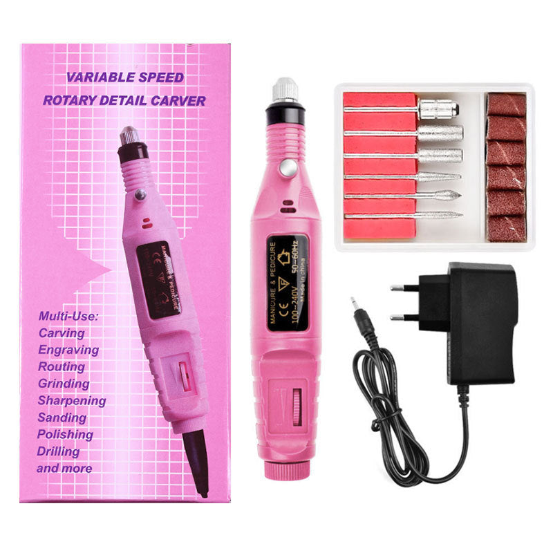 FNDM001 Pen style, mini electric nail polisher, usb portable nail polisher nail remover
