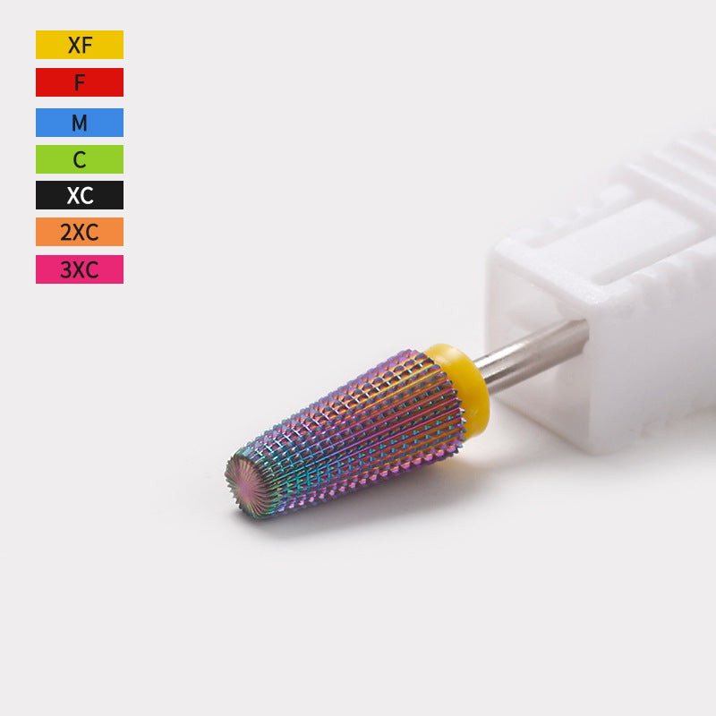 Metal Accessories Nail Polishing Drill Bit Unloading Light Therapy Nail Unloading Non-hot Nail Art Tungsten Steel Grinding Head