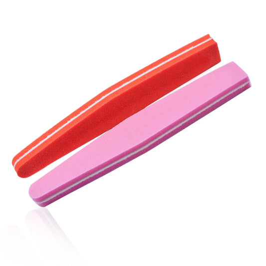 FGMA005 Nail Tools, Nail Rubbing Strips, Polishing Blocks, Diamond Sponge Rubbing Strips, Polishing Strips, Random Colors