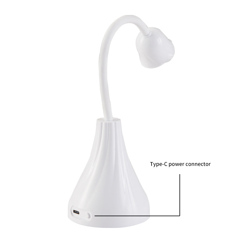 FNL010 New rose flower nail lamp, rechargeable Nail Lamp, portable nail lamp