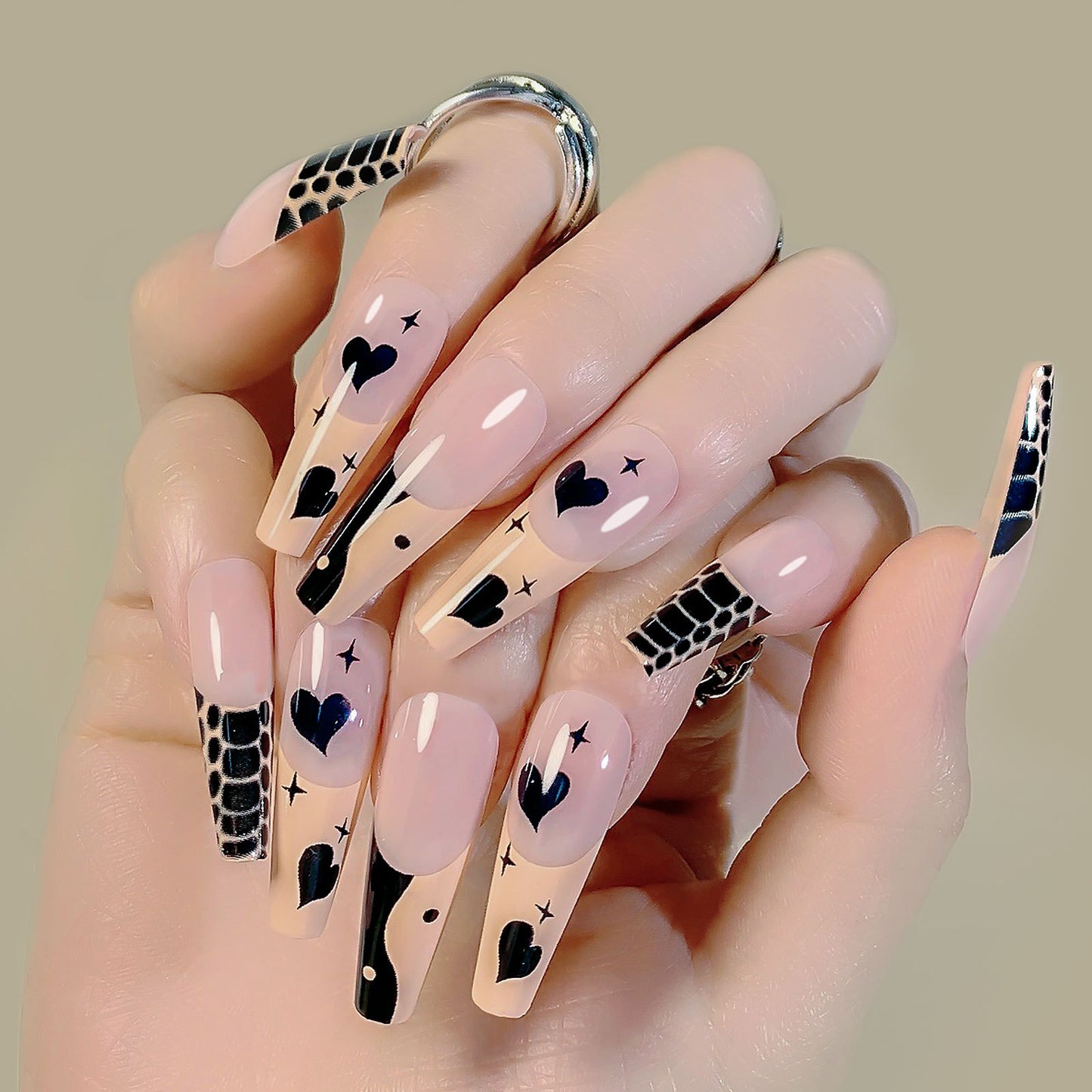 FTMB004 Manicure Long Ballet Nail Tips