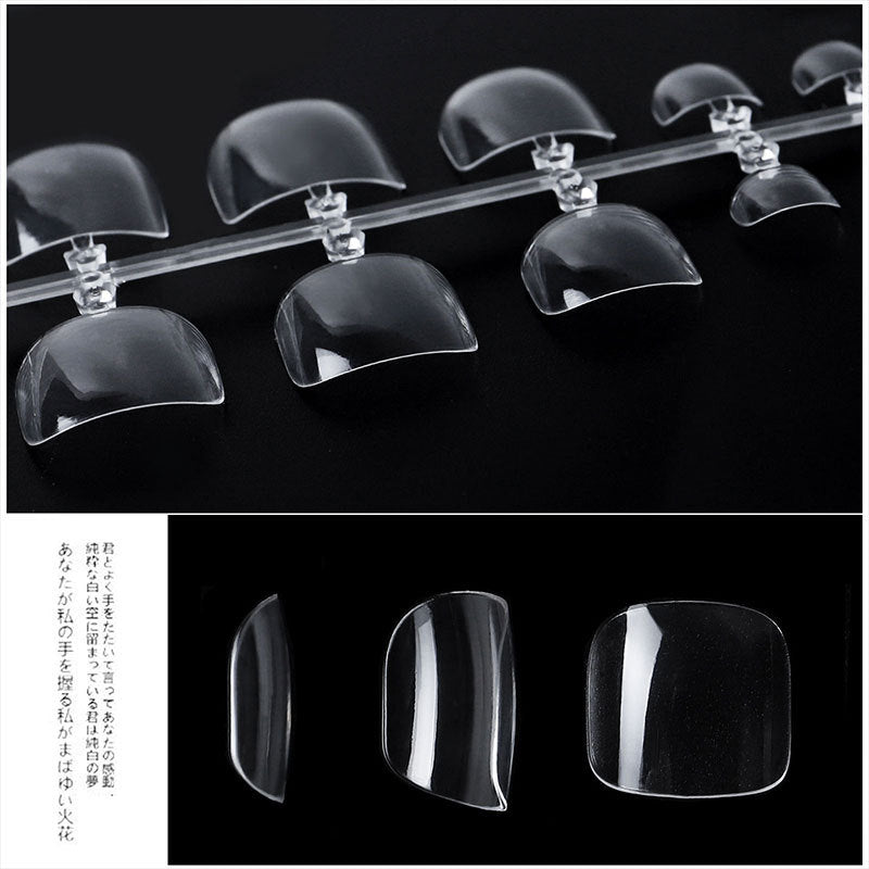 FTMA007 New products for nail art Ultra-thin seamless nail piece Full foot extension nail piece