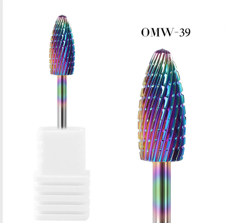 NDB035  Drill Bit Electric Tungsten Manicure Machine Electric Nail File Machine Nail Drill Bit Manicure Nail Art Tool