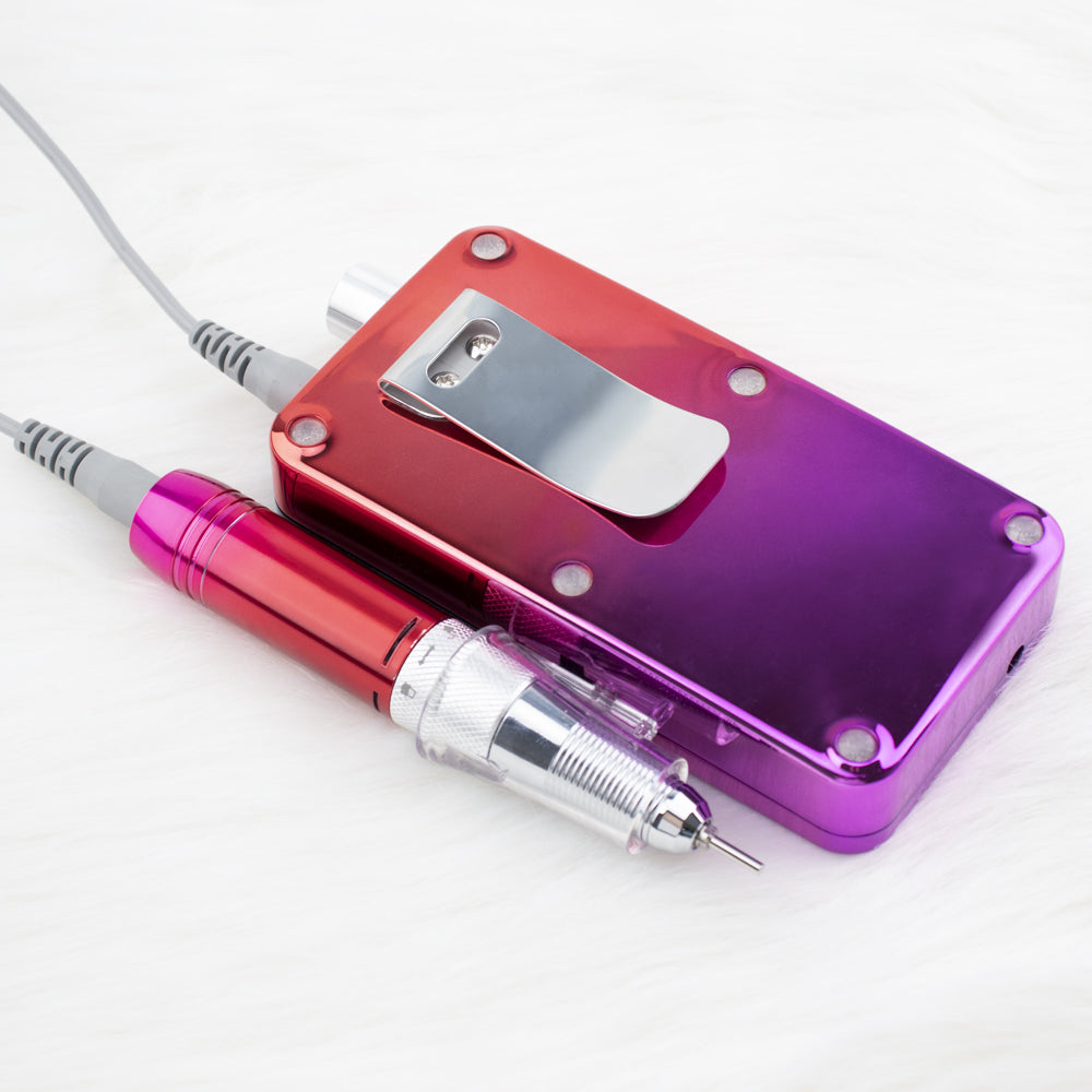 FNDM048  Let All customers crazy Gradient Color 35000 RPM electric nail drill machine professional rechargeable efile drill for nail gel