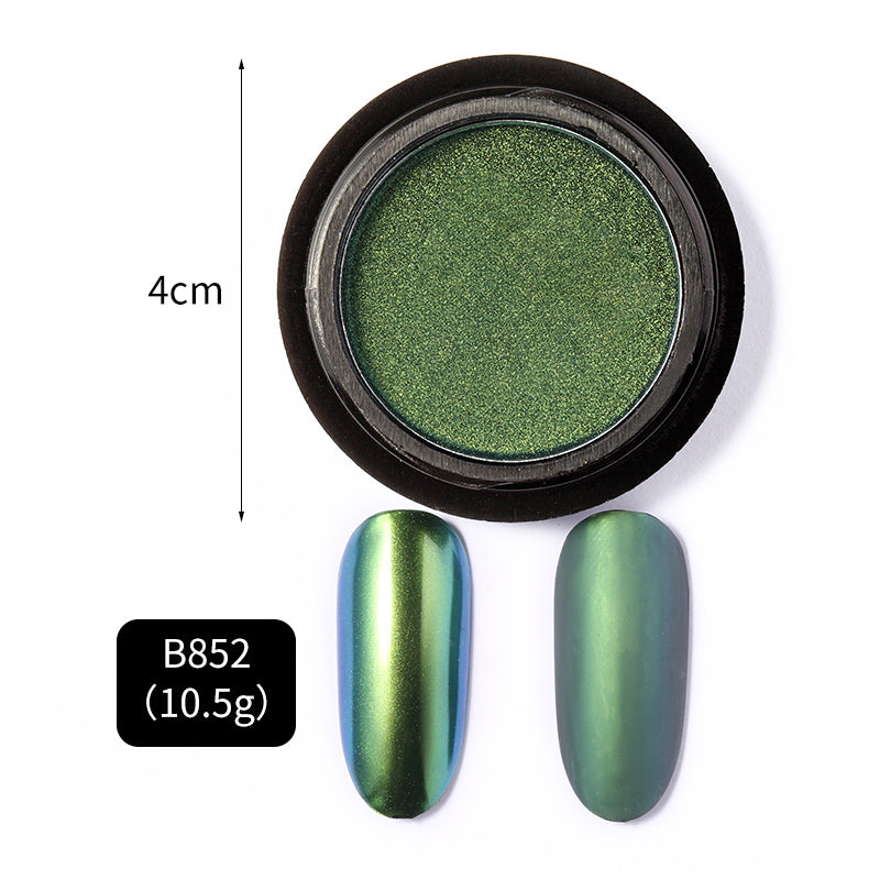 FNP079  Holographic Laser Aurora Powder chameleon pigment Solid Matte Effect Nail aurora pigment powder pigment powder for nails