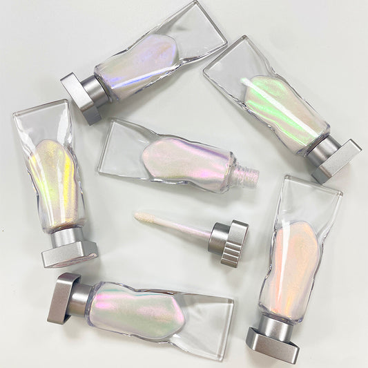 FNP016  Flat tube wholesale WT series 5 colors liquid magic mirror powder used for art nail pigment