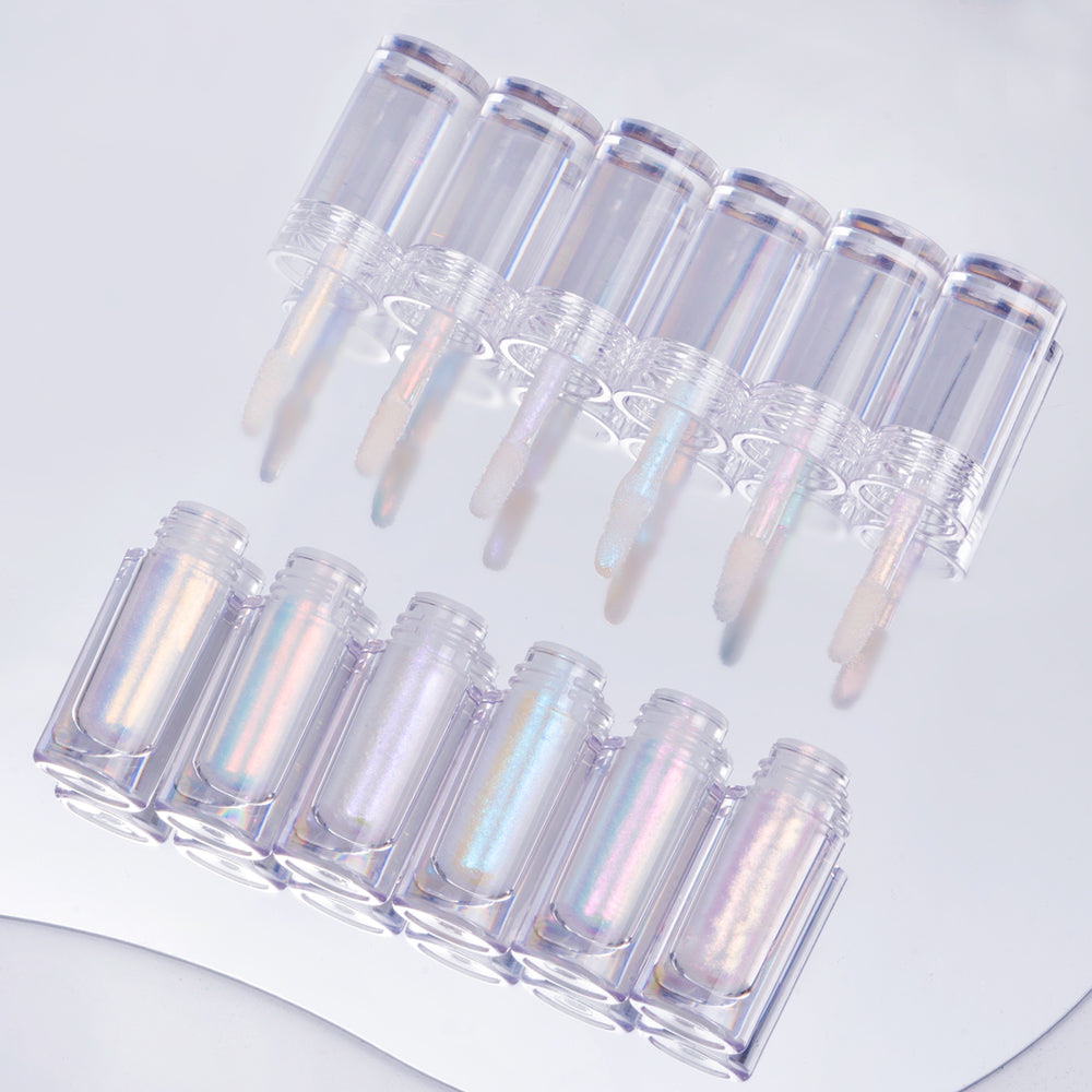 FNP012  Round tube wholesale WT series 5 colors liquid magic mirror powder used for art nail decoration