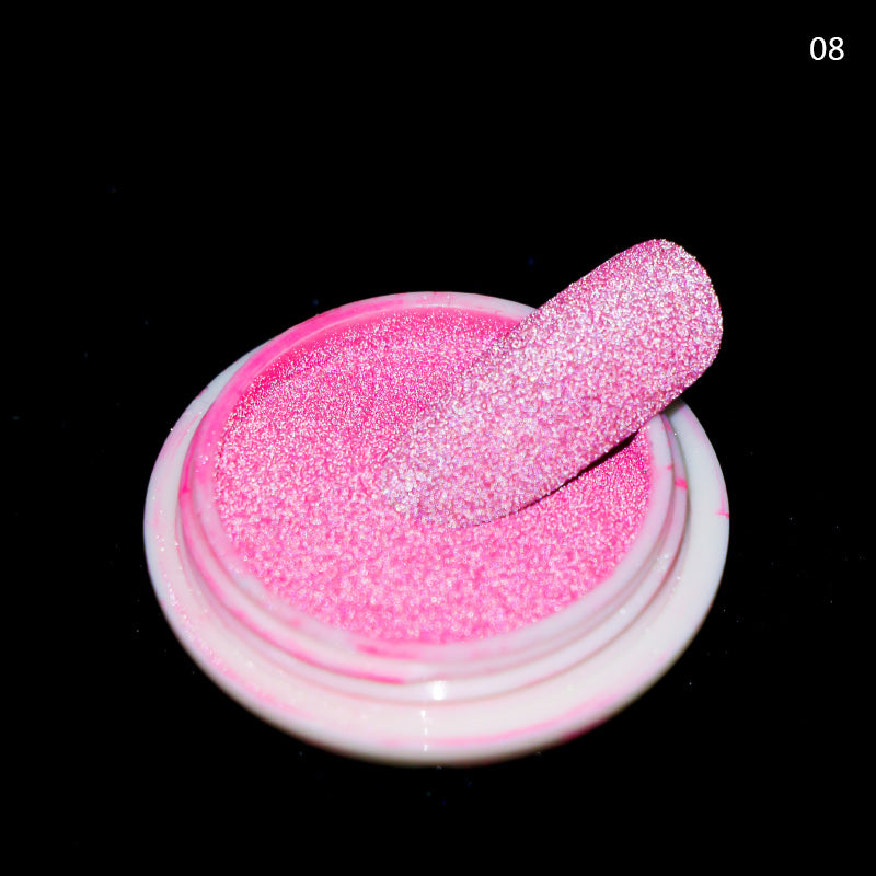 FNP112  New 8 colors glitter reflective disco nail powder for nail decoration