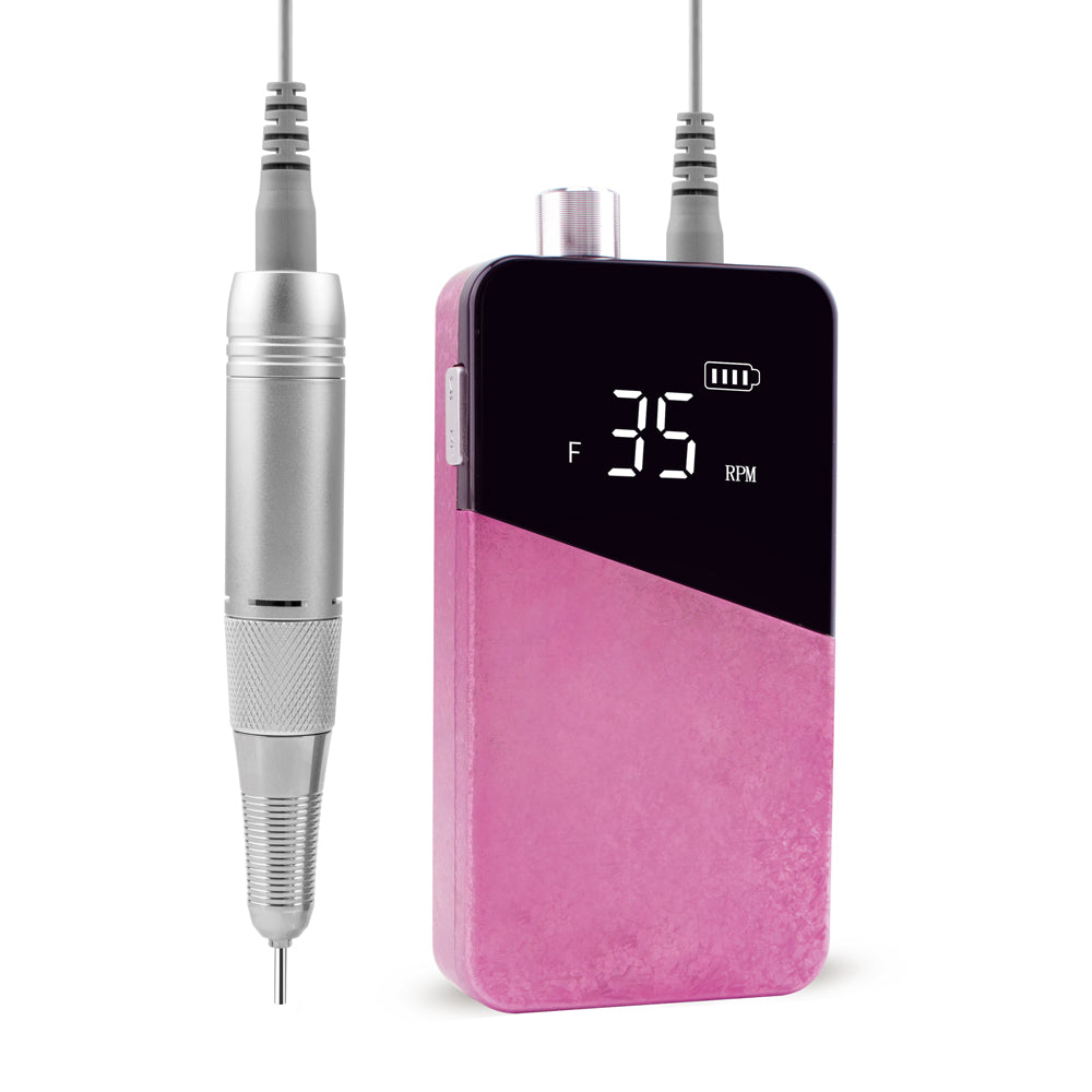 FNDM047   New nail products 35000 Ice flower rechargeable drill nails professional electric nail drill with customized private logo