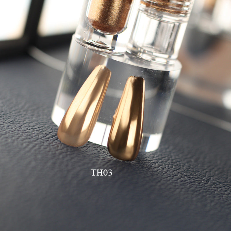 FNP021  High Quality Nail Holographic Pigment Powder 6 Colors White Chameleon Liquid Nail Mirror Powder Nails