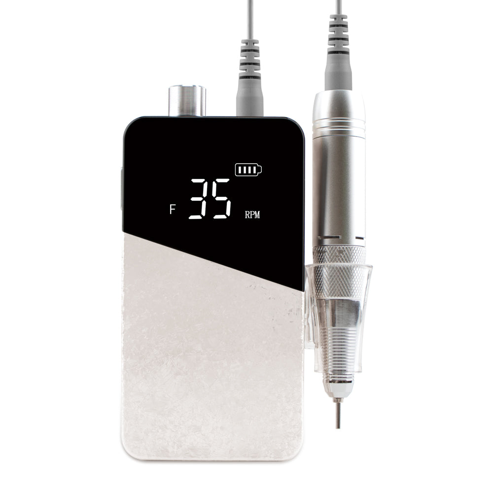 FNDM047   New nail products 35000 Ice flower rechargeable drill nails professional electric nail drill with customized private logo