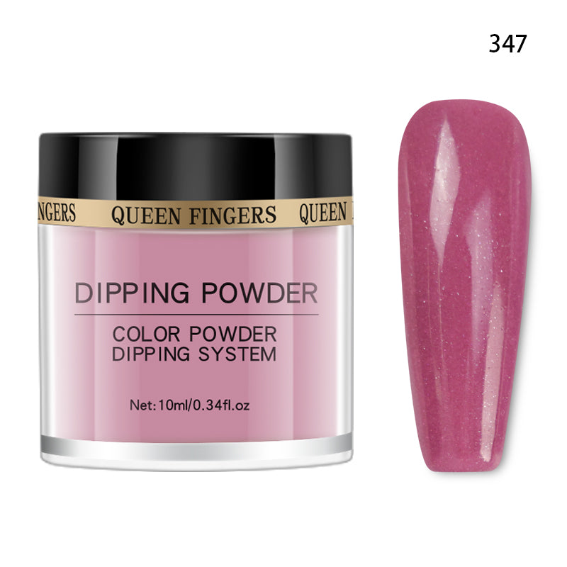 FNP059  0.34 Fl oz Purple Series Nude Color Acrylic Dip Powder Nails Set with Shinning Points