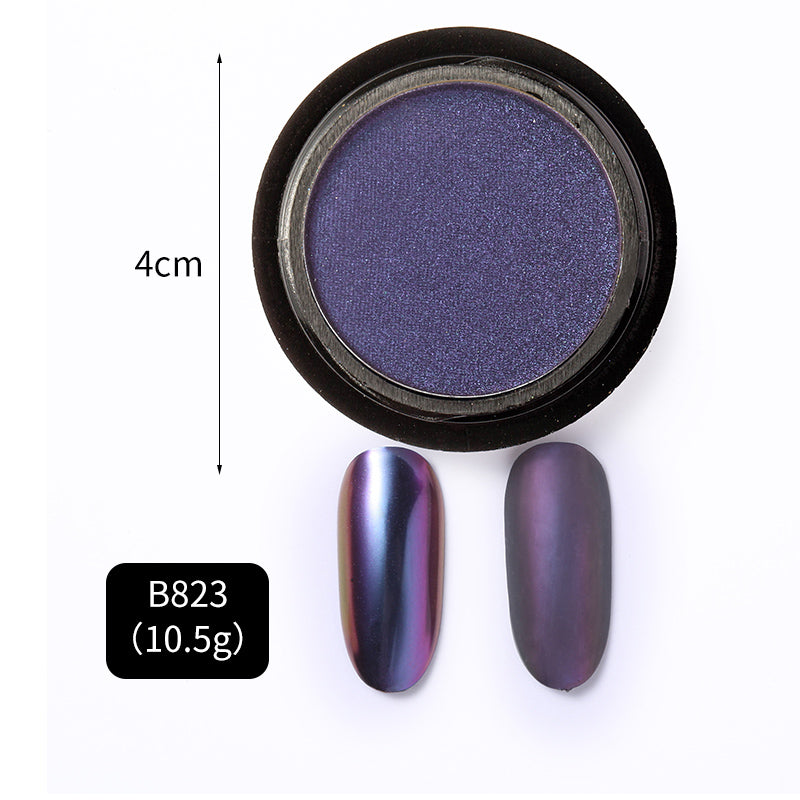 FNP079  Holographic Laser Aurora Powder chameleon pigment Solid Matte Effect Nail aurora pigment powder pigment powder for nails