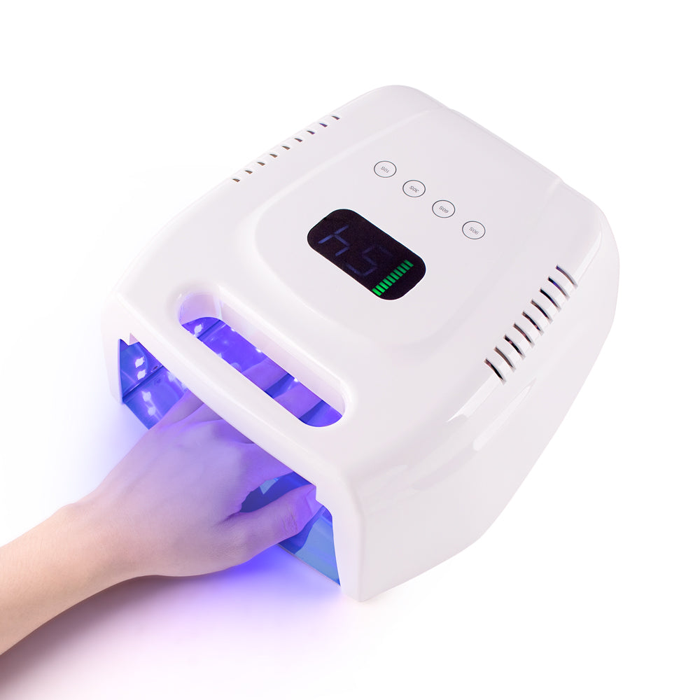 RNL010 NEW 96W Rechargeable Nail Lamp Wireless Gel Polish Dryer Pedicure Lamps LED Light for Nails Cordless Nail UV LED Lamp