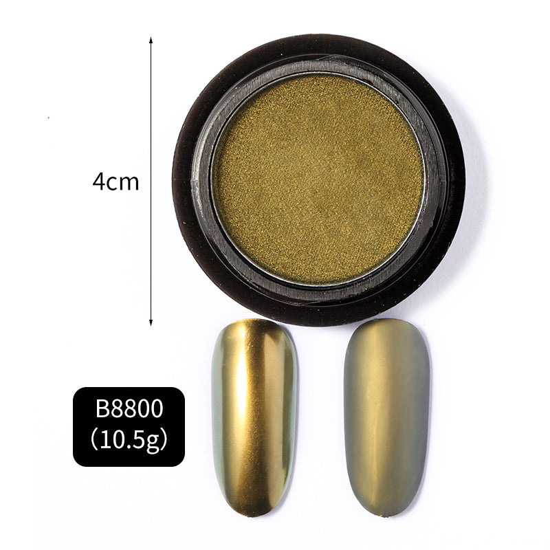 FNP079  Holographic Laser Aurora Powder chameleon pigment Solid Matte Effect Nail aurora pigment powder pigment powder for nails
