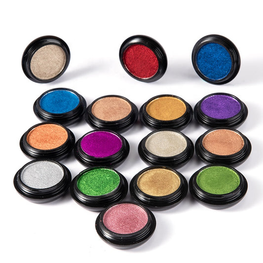 FNP031  2020 New 20 colors Nail Glitters Solid Paste titanium powder Mirror Titanium Powder Nail Art Chrome Dust Decoration