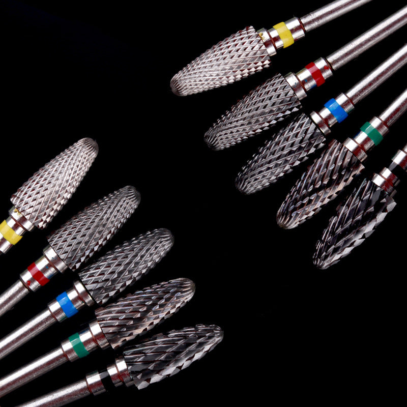 NDB016  3/32'' Ceramic Nail Drill Bit Milling Cutter For Manicure Pedicure Electric Nail Drill Tools