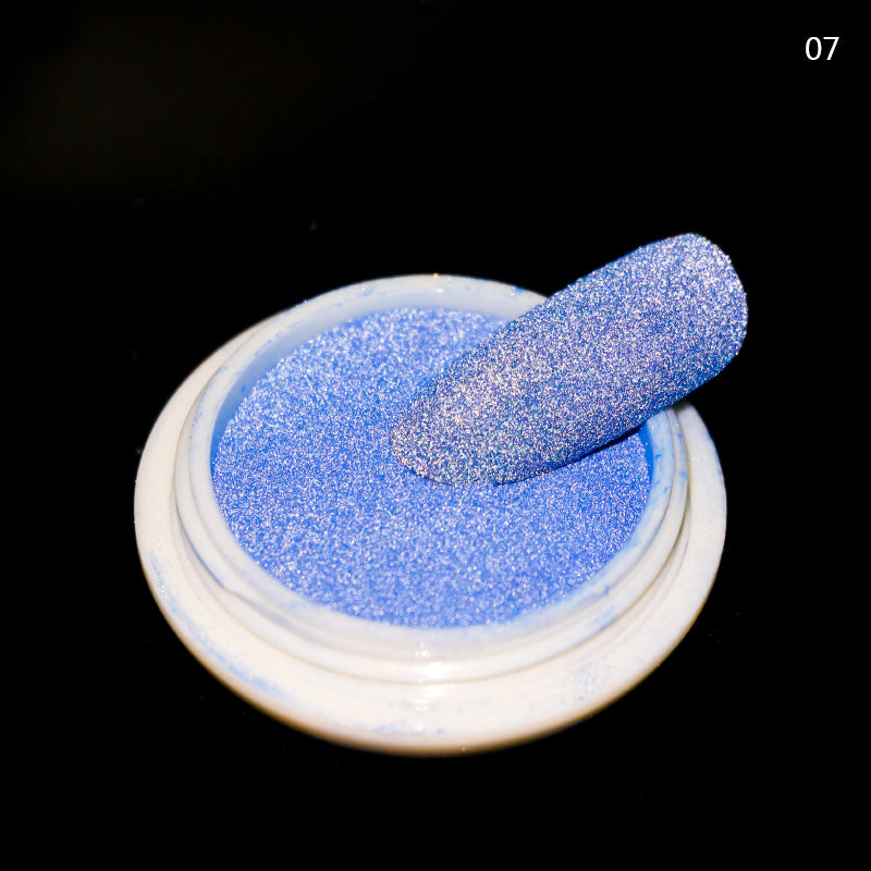 FNP112  New 8 colors glitter reflective disco nail powder for nail decoration