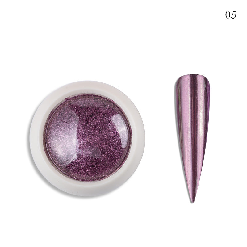 FNP097  Queen Fingers pmn-27 19 Colors Shining Mirror Nail Polish Chrome Powder Pigment