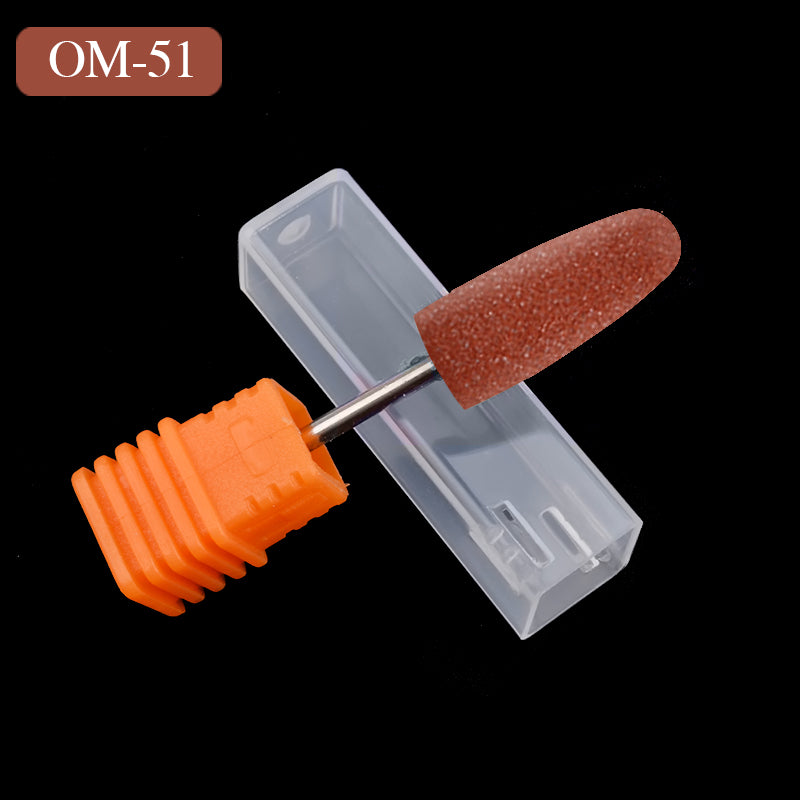 NDB009  Silicone Nail Drill Bits DIY Nail Polishing Grinding Electric Machine Manicure Drills Accessories Tools