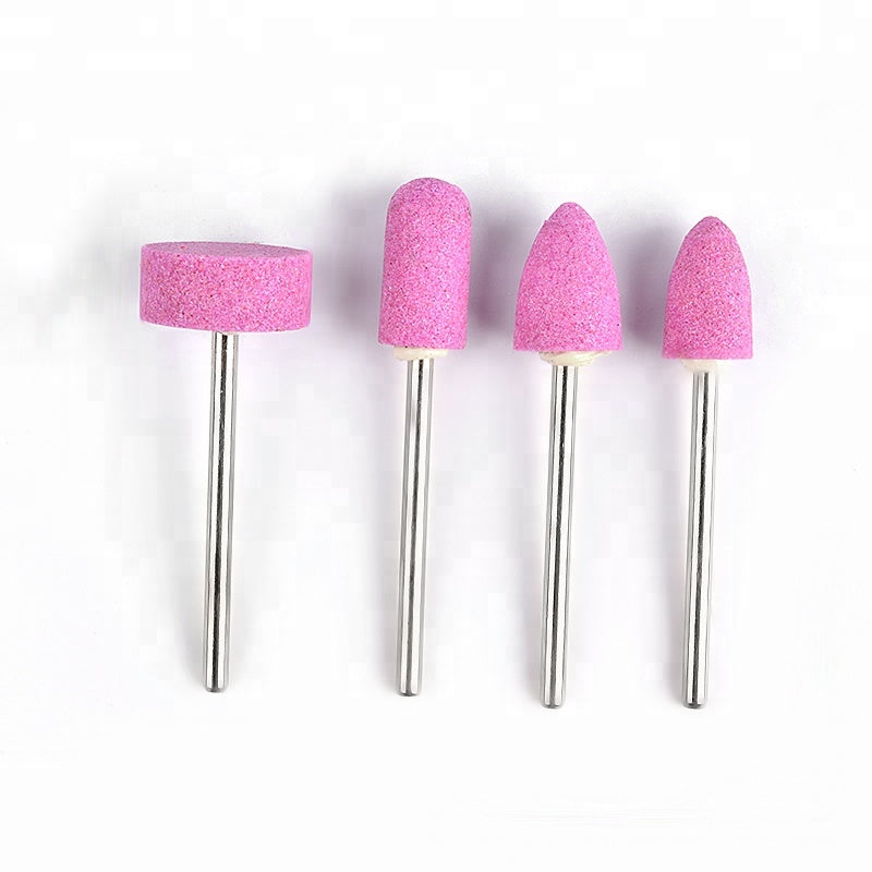 NDB001  Corundum Ceramic Nail Drill Bits Electric Manicure Head Replacement Device For Manicure Pedicure Polishing Tools