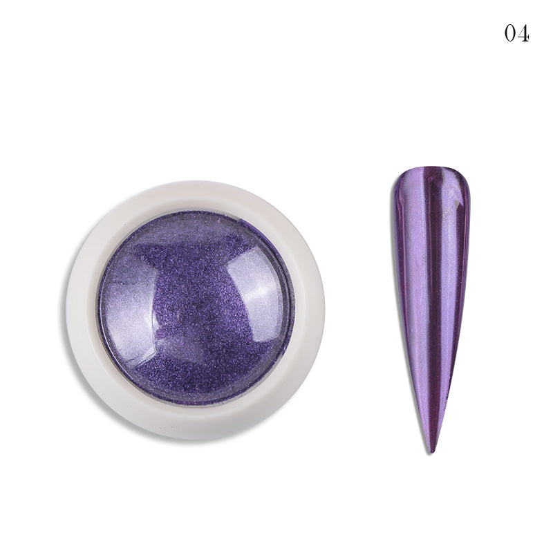 FNP097  Queen Fingers pmn-27 19 Colors Shining Mirror Nail Polish Chrome Powder Pigment