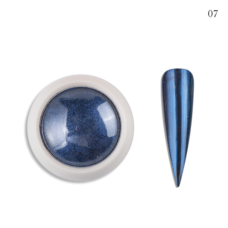 FNP097  Queen Fingers pmn-27 19 Colors Shining Mirror Nail Polish Chrome Powder Pigment