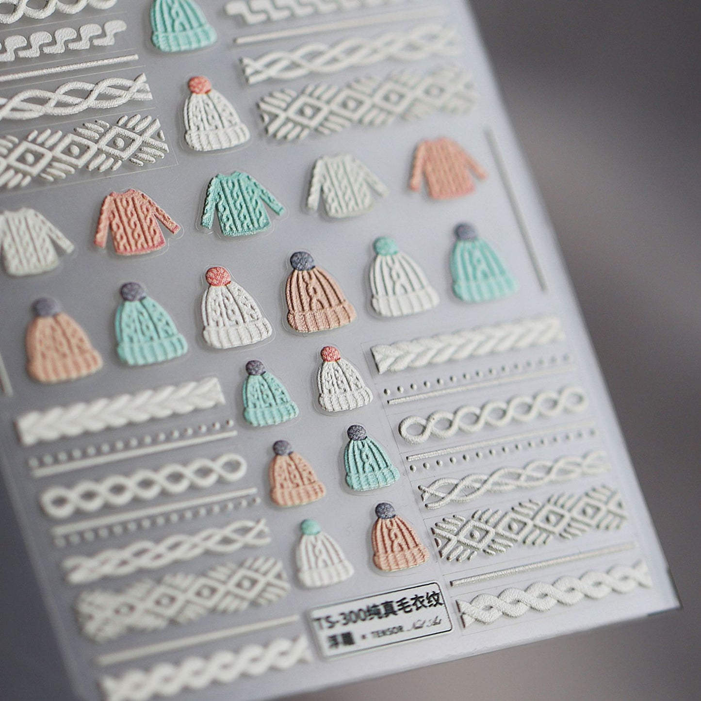 NS5D001 New Summer Nail Leave 5D Nail Sticker Adhesive Decal Summer Drinking Fruit Slider Laser Nail Art Decoration Manicure Wrap 3D