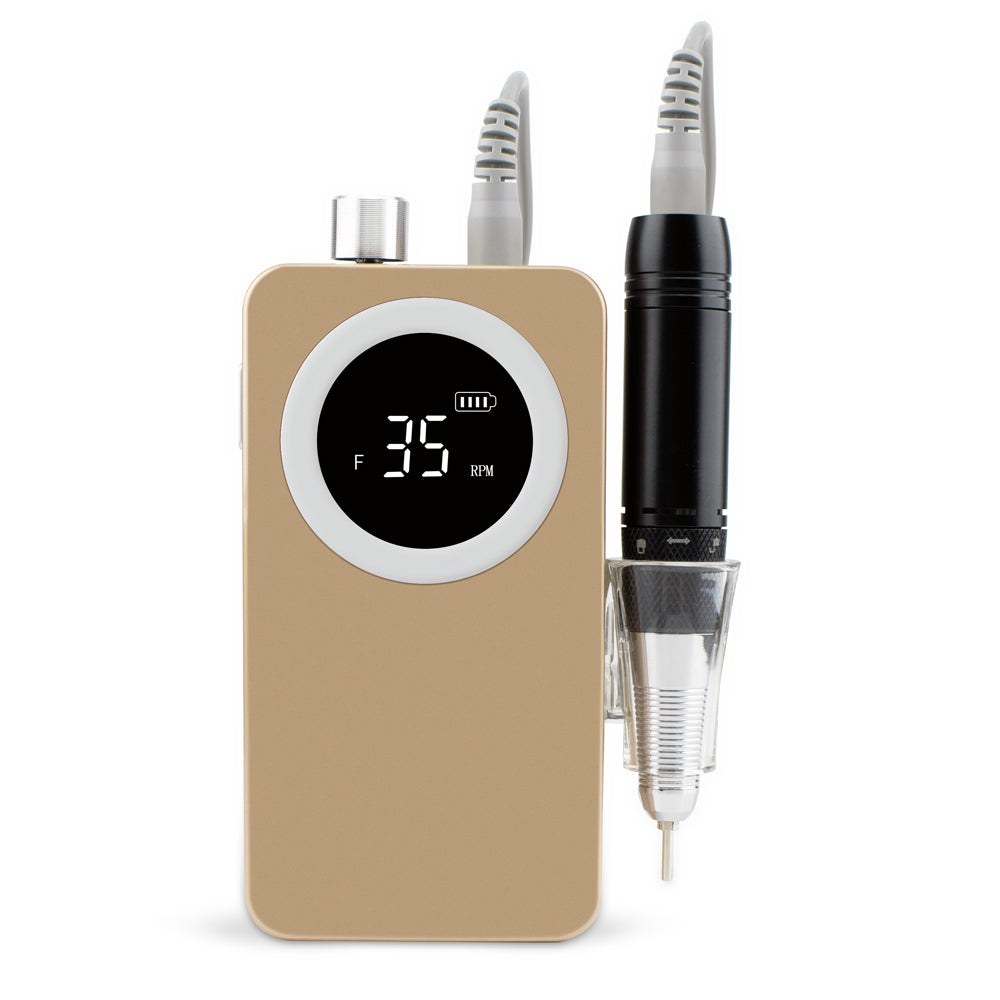 FNDM015  Electric Nail Drill 35.000 RPM Portable Nail Supplies Rechargeable Nail Drill Polish Remover Machine Accept Customize Logo