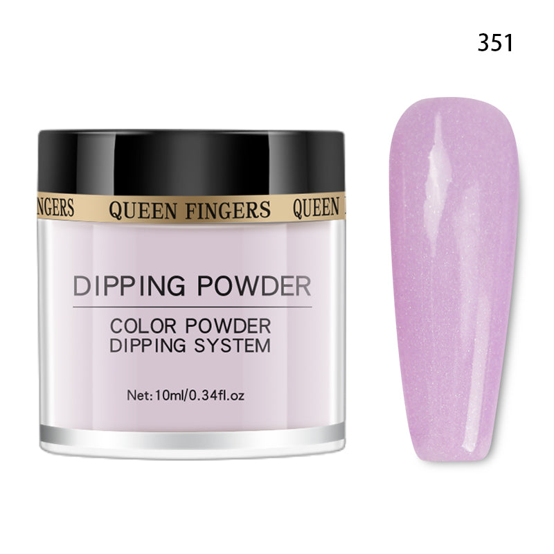 FNP059  0.34 Fl oz Purple Series Nude Color Acrylic Dip Powder Nails Set with Shinning Points