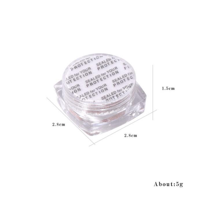 FNP048   new 12 color Laser Nail Glitter Holographic Powder Sequins Charms Flake Paillette Pigment Dust Nail Decoration