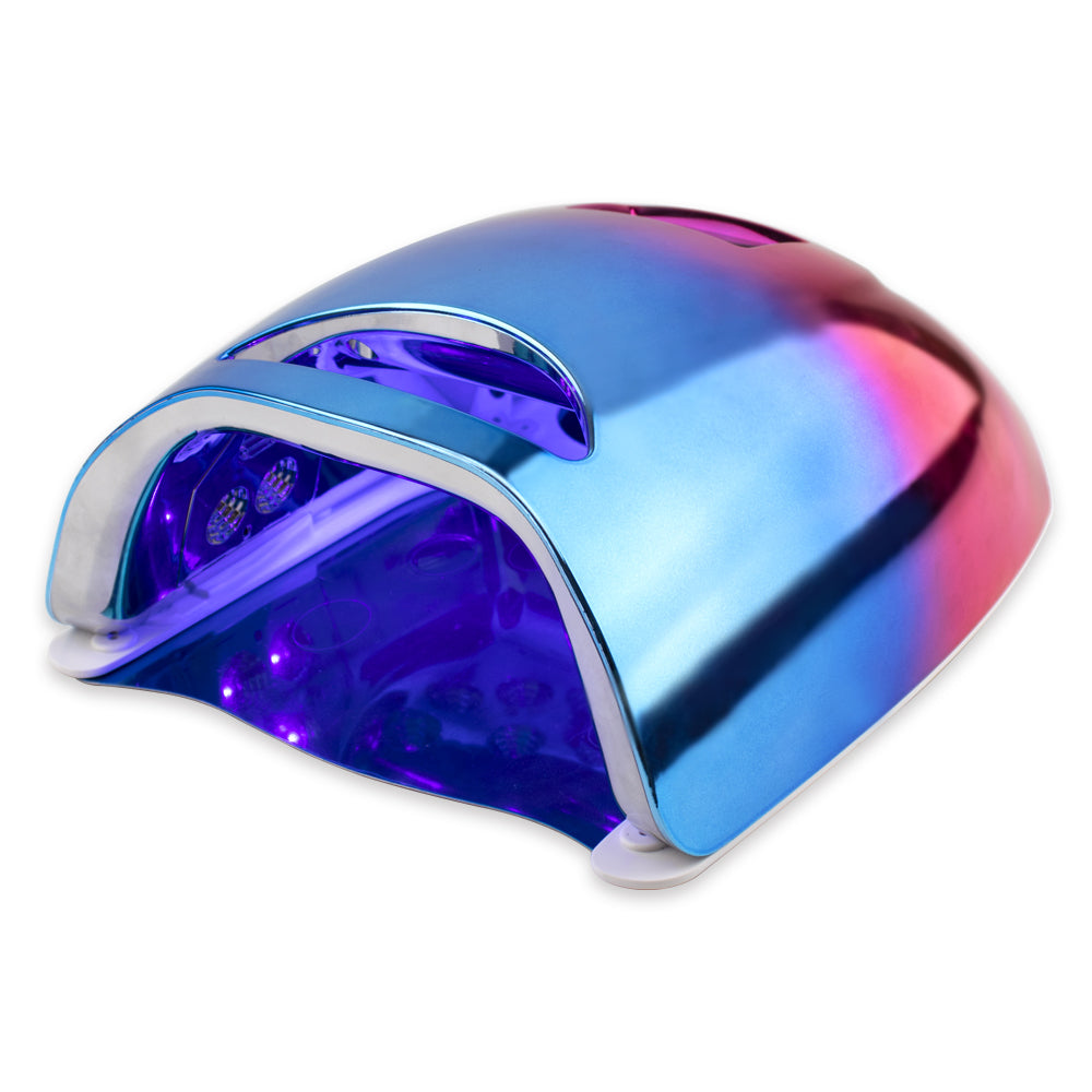 RNL025 New arrival  UV dryer Portable Cordless Rechargeable led nail lamp 48w silk printing LOGO with Removal base plate