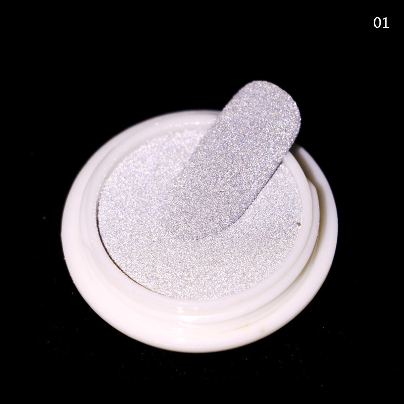 FNP112  New 8 colors glitter reflective disco nail powder for nail decoration