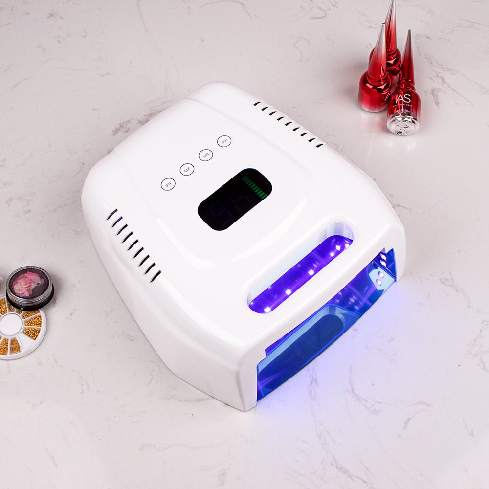 RNL010 NEW 96W Rechargeable Nail Lamp Wireless Gel Polish Dryer Pedicure Lamps LED Light for Nails Cordless Nail UV LED Lamp