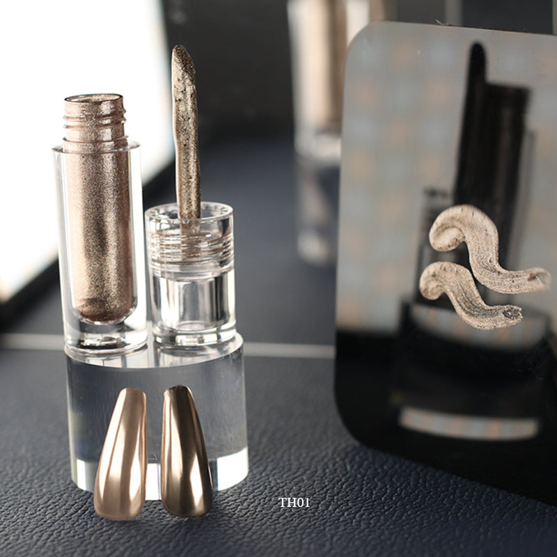 FNP021  High Quality Nail Holographic Pigment Powder 6 Colors White Chameleon Liquid Nail Mirror Powder Nails