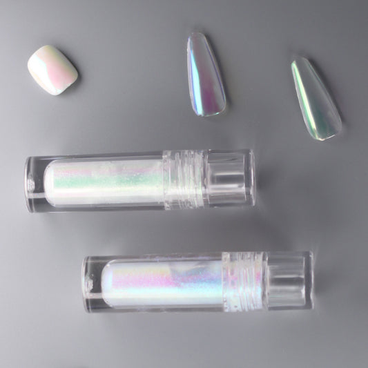 FNP020  Private Label Hologram Nail Art Glitter Powder Nail Polish Laser Acrylic Powder Magic Liquid Aurora Powder For Nails