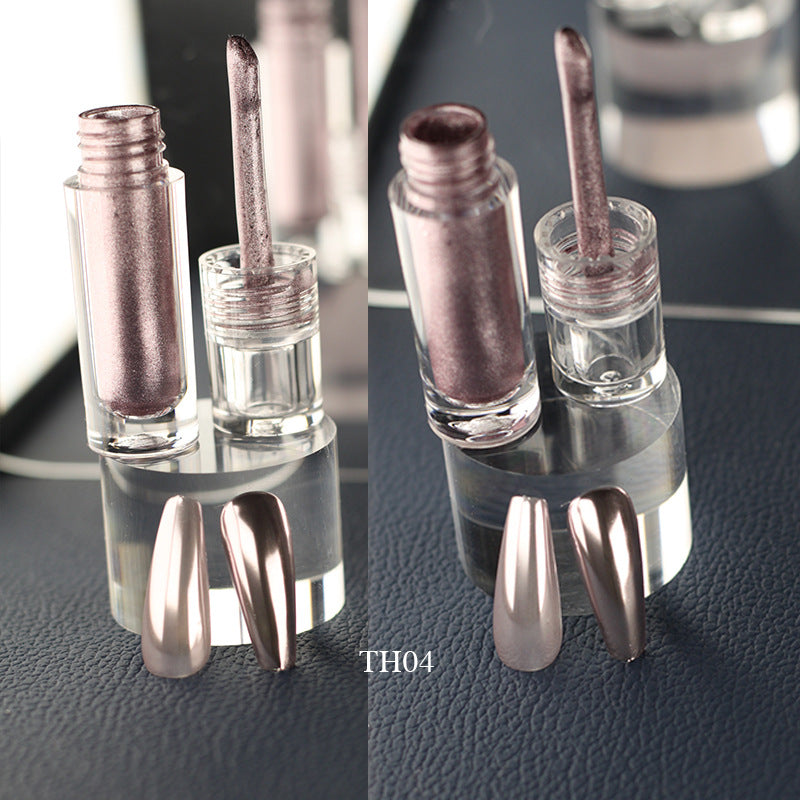 FNP021  High Quality Nail Holographic Pigment Powder 6 Colors White Chameleon Liquid Nail Mirror Powder Nails