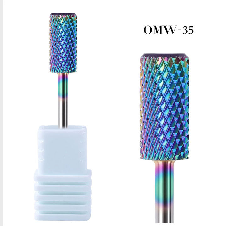 NDB038  Tungsten Carbide Nail Drill Bit Milling Cutter Manicure Machine Equipment Cuticle Clean Burr Pedicure Tools